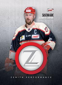 2011-12 Playercards (DEL) - Zenith Performance #DEL-ZE05 Sascha Goc Front