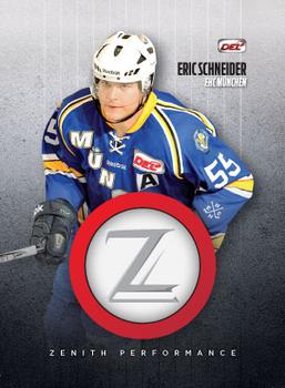 2011-12 Playercards (DEL) - Zenith Performance #DEL-ZE11 Eric Schneider Front