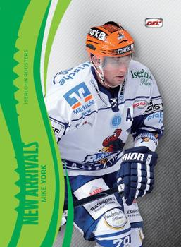2011-12 Playercards (DEL) - New Arrivals #DEL-NE07 Mike York Front