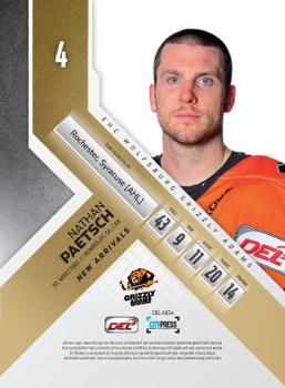 2011-12 Playercards (DEL) - New Arrivals #DEL-NE14 Nathan Paetsch Back