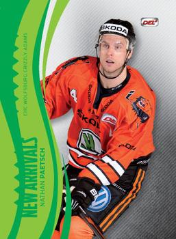 2011-12 Playercards (DEL) - New Arrivals #DEL-NE14 Nathan Paetsch Front