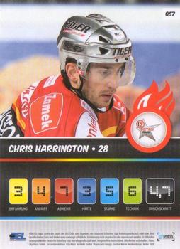 2008-09 Playercards Trade & Play (DEL) #57 Chris Harrington Back