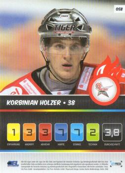 2008-09 Playercards Trade & Play (DEL) #58 Korbinian Holzer Back
