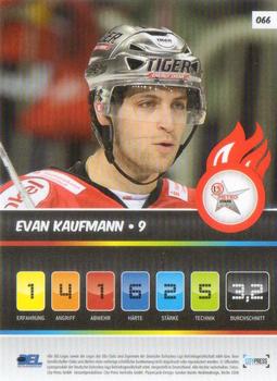 2008-09 Playercards Trade & Play (DEL) #66 Evan Kaufmann Back