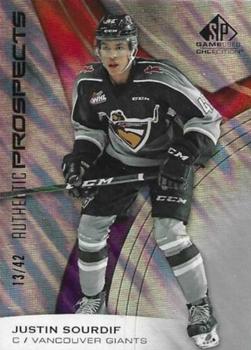 2019-20 SP Game Used CHL #17 Justin Sourdif Front