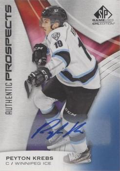 2019-20 SP Game Used CHL - Blue Autographs #36 Peyton Krebs Front