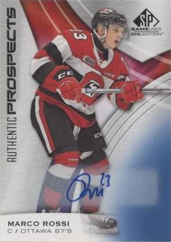 2019-20 SP Game Used CHL - Blue Autographs #72 Marco Rossi Front