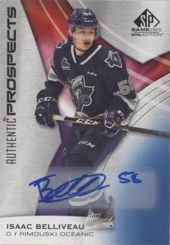 2019-20 SP Game Used CHL - Blue Autographs #73 Isaac Belliveau Front
