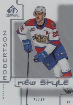 2019-20 SP Game Used CHL - 2000-01 New Style Tribute #NS-MR Matthew Robertson Front