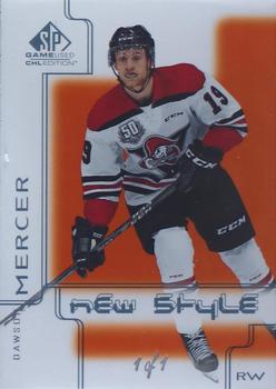 2019-20 SP Game Used CHL - 2000-01 New Style Tribute Orange #NS-DM Dawson Mercer Front