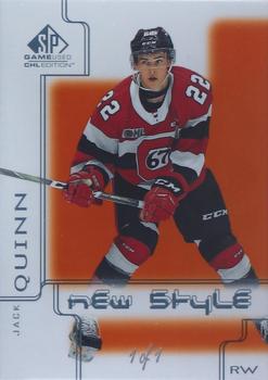 2019-20 SP Game Used CHL - 2000-01 New Style Tribute Orange #NS-JQ Jack Quinn Front
