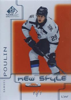 2019-20 SP Game Used CHL - 2000-01 New Style Tribute Orange #NS-SP Samuel Poulin Front