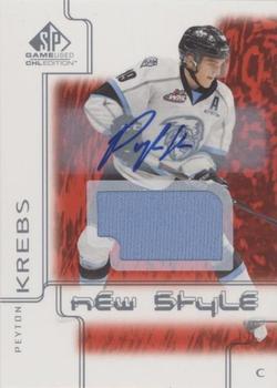2019-20 SP Game Used CHL - 2000-01 New Style Tribute Red Jersey Autographs #NS-PK Peyton Krebs Front