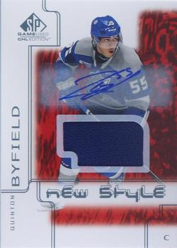 2019-20 SP Game Used CHL - 2000-01 New Style Tribute Red Jersey Autographs #NS-QB Quinton Byfield Front