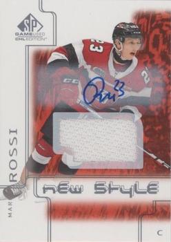 2019-20 SP Game Used CHL - 2000-01 New Style Tribute Red Jersey Autographs #NS-RO Marco Rossi Front