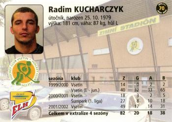 2002-03 OFS Plus (ELH) #70 Radim Kucharczyk Back