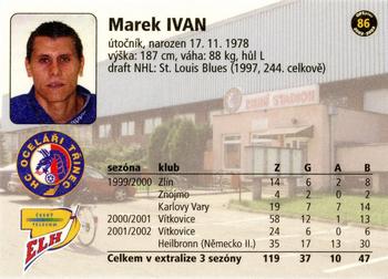 2002-03 OFS Plus (ELH) #86 Marek Ivan Back