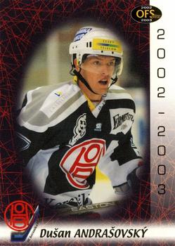 2002-03 OFS Plus (ELH) #254 Dusan Andrasovsky Front