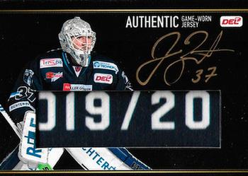 2019-20 Playercards (DEL) - Signature Jersey Cards #SJ13 Jeff Zatkoff Front