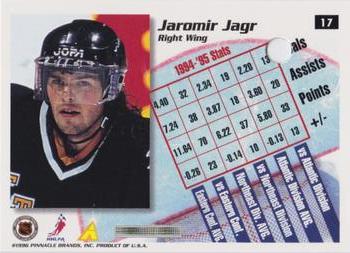 1995-96 Summit - Promos #17 Jaromir Jagr Back