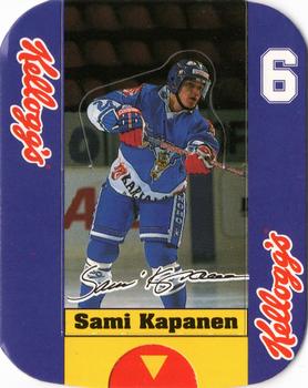 1995-96 Kellogg's Pop-Ups (Finland) #6 Sami Kapanen Front