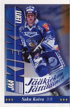 1995 Jaakiekkolehti Jaakiekon Jattilainen #3 Saku Koivu Front