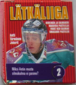 1995 Leaf Latkaliiga Candy Box #2 Antti Törmänen Front