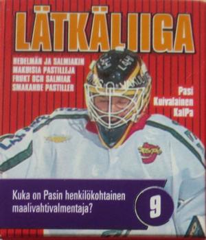 1995 Leaf Latkaliiga Candy Box #9 Pasi Kuivalainen Front