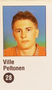 1993-94 Jyvas-Hyva Hockey-Liiga (Finnish) Stickers #28 Ville Peltonen Front