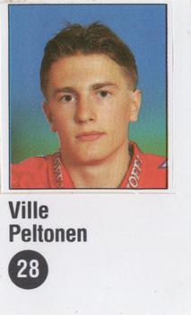 1993-94 Jyvas-Hyva Hockey-Liiga (Finnish) Stickers #28 Ville Peltonen Front