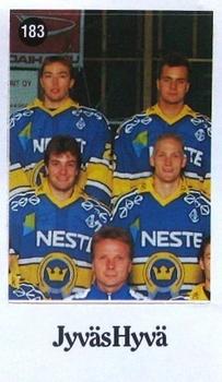 1993-94 Jyvas-Hyva Hockey-Liiga (Finnish) Stickers #183 Kiekko-Espoo Front