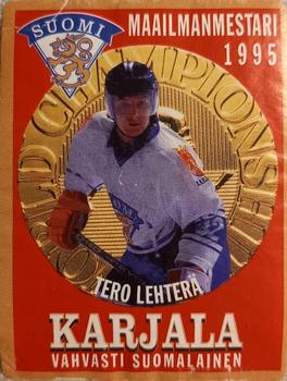 1995 Hartwall Karjala Maailmanmestari (Finnish) #NNO Tero Lehterä Front