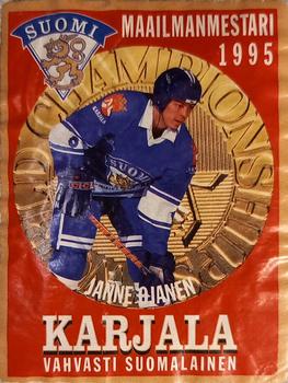 1995 Hartwall Karjala Maailmanmestari (Finnish) #NNO Janne Ojanen Front