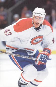 1997-98 Montreal Canadiens Postcards #NNO Patrice Brisebois Front