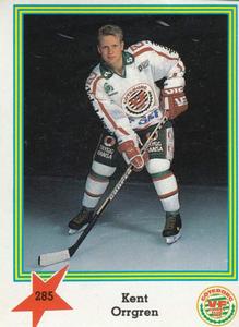 1989-90 Semic Elitserien (Swedish) Stickers #285 Kent Orrgren Front