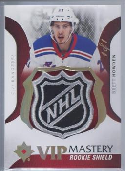 2018-19 Upper Deck Ultimate Collection - Quest Challenge Achievement VIP Mastery Rookie NHL Shields #VIPRS-BH Brett Howden Front