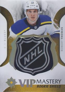 2018-19 Upper Deck Ultimate Collection - Quest Challenge Achievement VIP Mastery Rookie NHL Shields #VIPRS-RT Robert Thomas Front