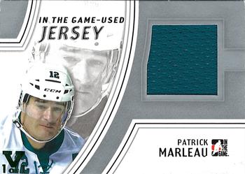 2015-16 In The Game Final Vault - 2013-14 In The Game Used Jersey (Green Vault Stamp) #GUJ-13 Patrick Marleau Front