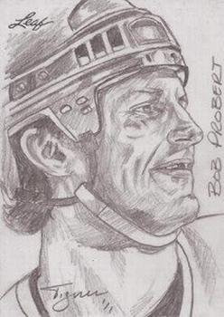 2013 Leaf Best of Hockey - Sketches #NNO Bob Probert Front