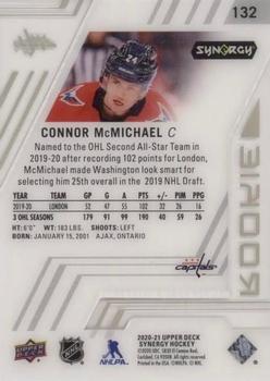 2020-21 Upper Deck Synergy #132 Connor McMichael Back