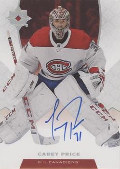 2019-20 Upper Deck Ultimate Collection - Autographs #65 Carey Price Front