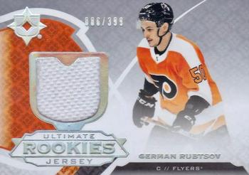 2019-20 Upper Deck Ultimate Collection - Ultimate Rookies Jersey #114 German Rubtsov Front