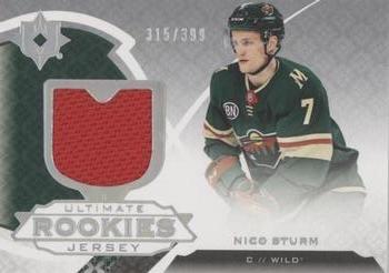 2019-20 Upper Deck Ultimate Collection - Ultimate Rookies Jersey #123 Nico Sturm Front