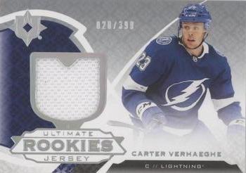 2019-20 Upper Deck Ultimate Collection - Ultimate Rookies Jersey #140 Carter Verhaeghe Front