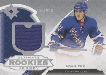 2019-20 Upper Deck Ultimate Collection - Ultimate Rookies Jersey #187 Adam Fox Front