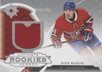 2019-20 Upper Deck Ultimate Collection - Ultimate Rookies Jersey #192 Nick Suzuki Front