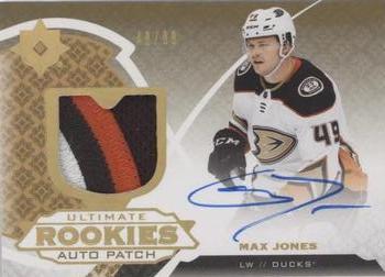 2019-20 Upper Deck Ultimate Collection - Ultimate Rookies Auto Patch #110 Max Jones Front