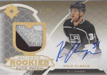 2019-20 Upper Deck Ultimate Collection - Ultimate Rookies Auto Patch #151 Kale Clague Front