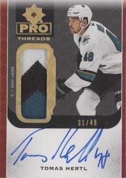 2019-20 Upper Deck Ultimate Collection - Pro Threads #PT-TH Tomas Hertl Front
