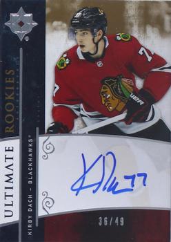 2019-20 Upper Deck Ultimate Collection - Retro Ultimate Rookies Autographed #RRA-KD Kirby Dach Front